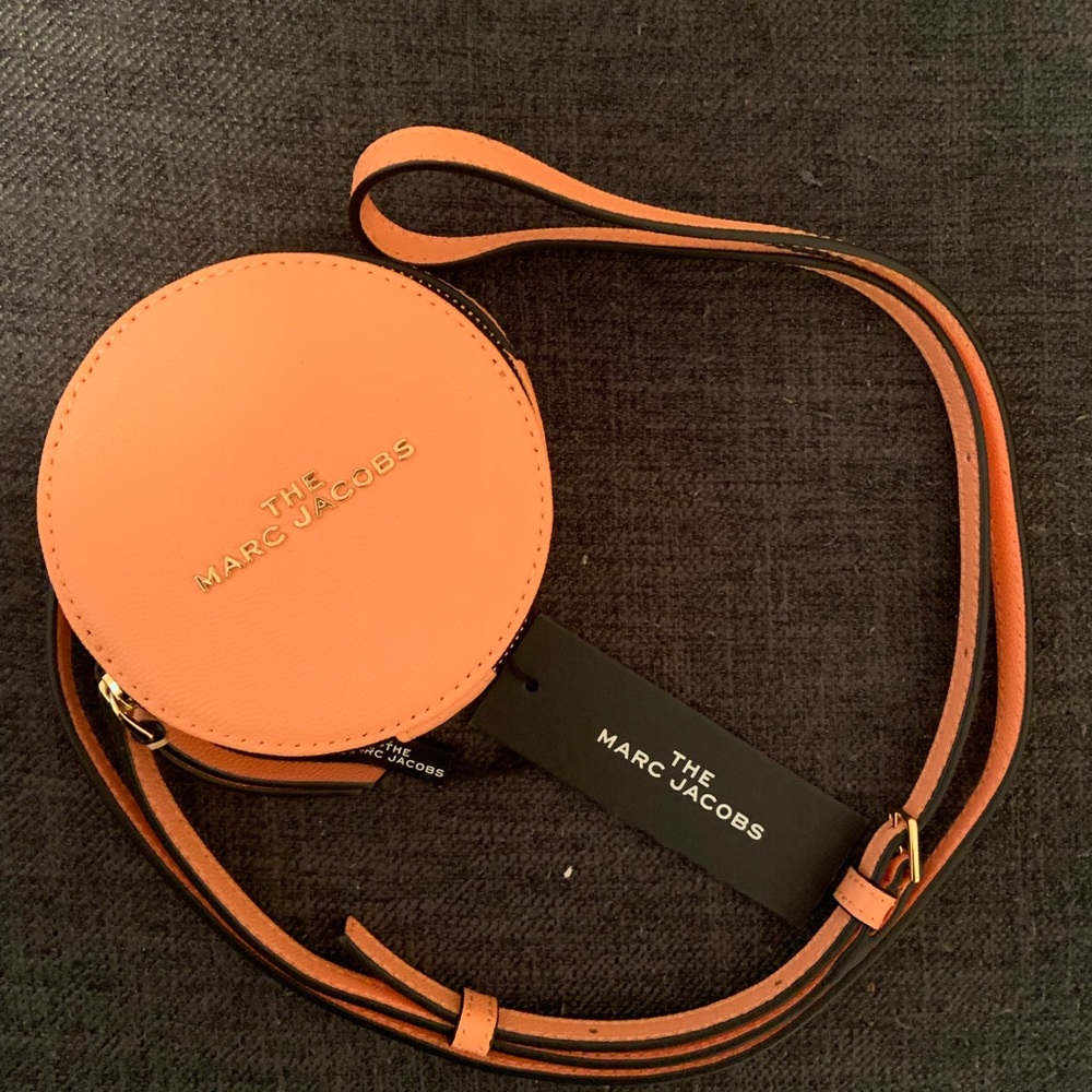 MARC JACOBS MINI ROUND BAG ORANGE CHIFFON - Picture 3 of 5